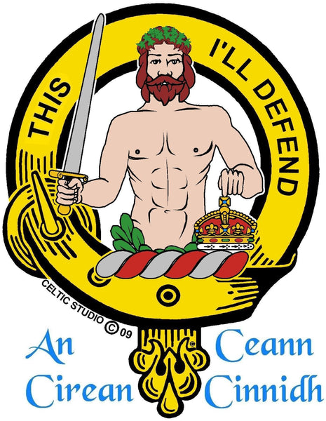 MacFarlane Clan Crest Sgian Dubh, Scottish Knife