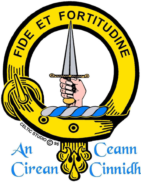 Shaw Clan Crest Sgian Dubh, Scottish Knife