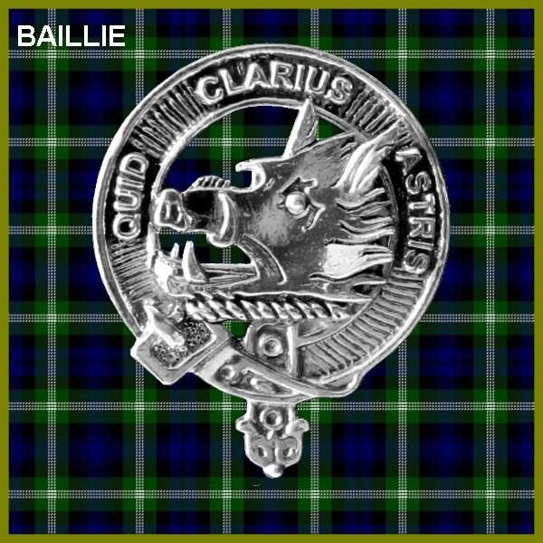 Baillie Clan Crest Badge Skye Decanter