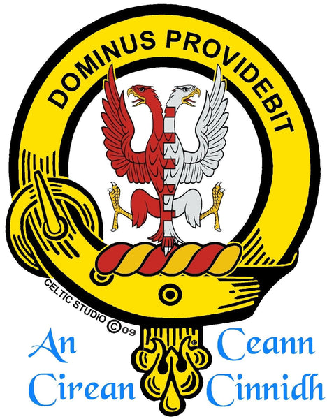 Boyle Clan Crest Badge Skye Decanter