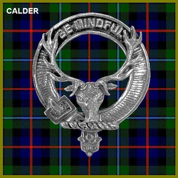 Calder Clan Crest Badge Skye Decanter