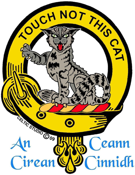 MacGillivray Clan Crest Badge Skye Decanter