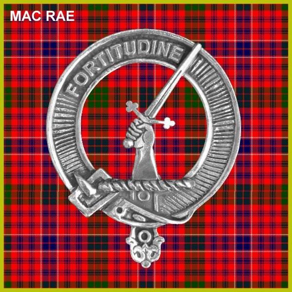 MacRae Clan Crest Badge Skye Decanter