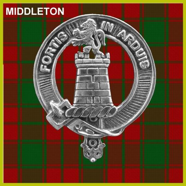 Middleton Clan Crest Badge Skye Decanter