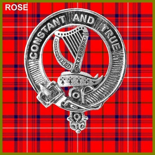 Rose Clan Crest Badge Skye Decanter