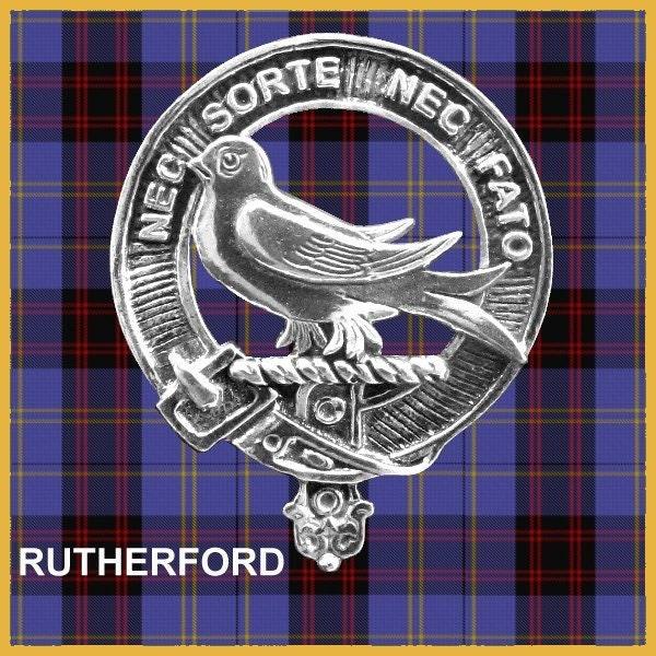 Rutherford Clan Crest Badge Skye Decanter