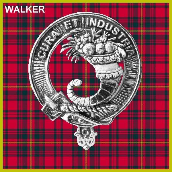 Walker Clan Crest Badge Skye Decanter