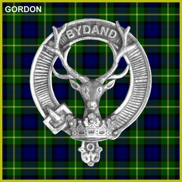 Gordon 8oz Clan Crest Scottish Badge Stainless Steel Flask