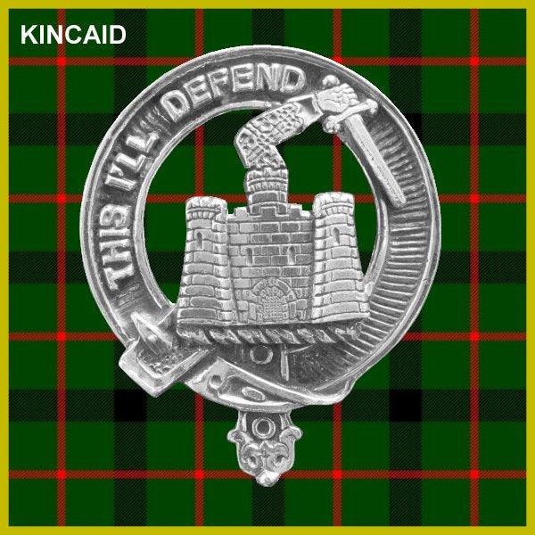 Kincaid 8oz Clan Crest Scottish Badge Stainless Steel Flask
