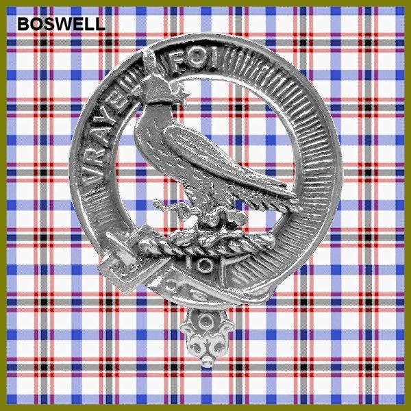 Boswell Clan Crest Badge Skye Decanter
