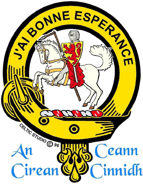Craig Clan Crest Badge Skye Decanter