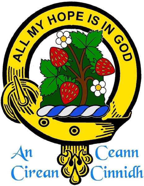Fraser  Saltoun  Clan Crest Badge Skye Decanter