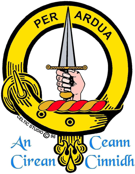 MacIntyre Clan Crest Badge Skye Decanter