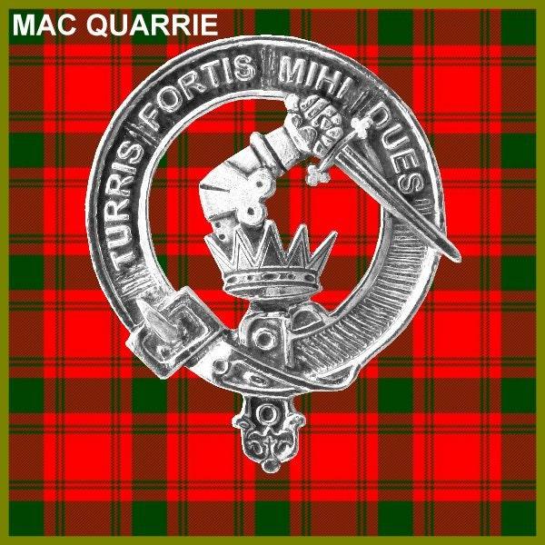 MacQuarrie Clan Crest Badge Skye Decanter
