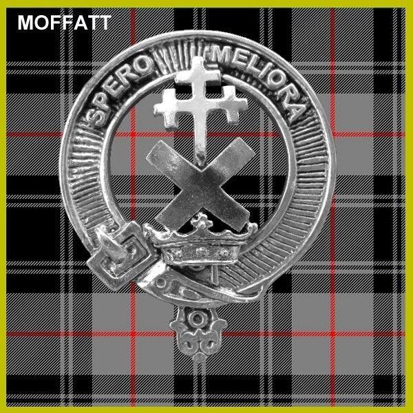 Moffat Clan Crest Badge Skye Decanter