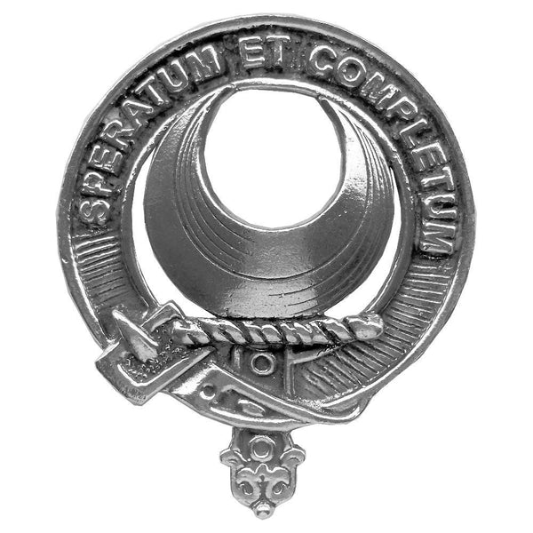 Arnott 8oz Clan Crest Scottish Badge Stainless Steel Flask