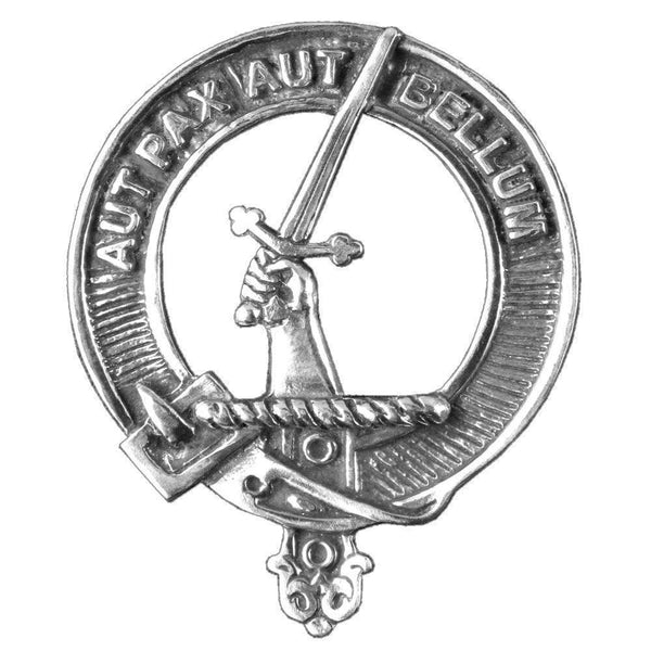 Gunn Scottish Clan Badge Sporran, Leather