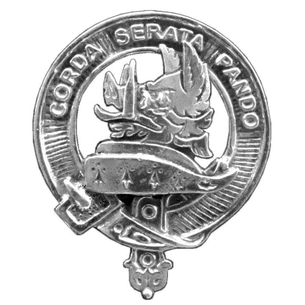 Lockhart Scottish Clan Badge Sporran, Leather