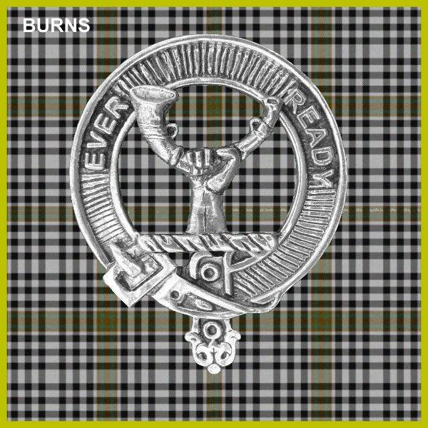 Burns Scottish Clan Badge Sporran, Leather