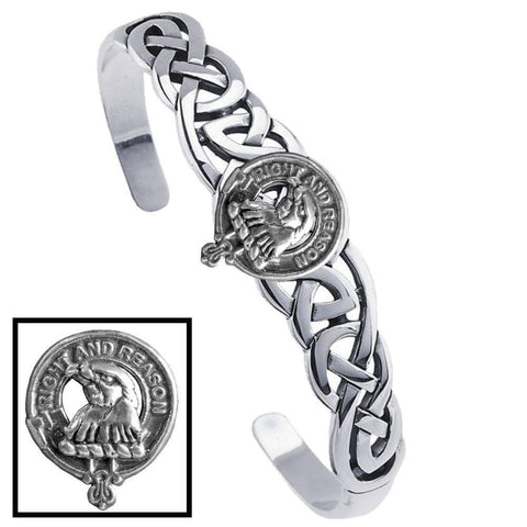 Graham (Menteith) Clan Crest Celtic Cuff Bracelet