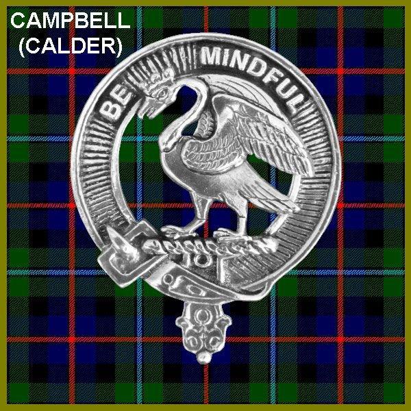 Campbell Calder Clan Crest Interlace Kilt Belt Buckle