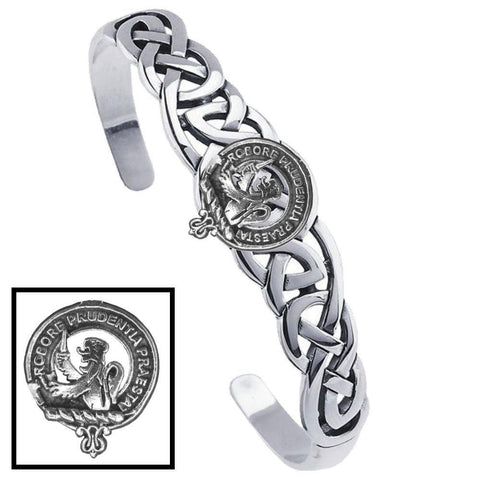 Young Clan Crest Celtic Cuff Bracelet