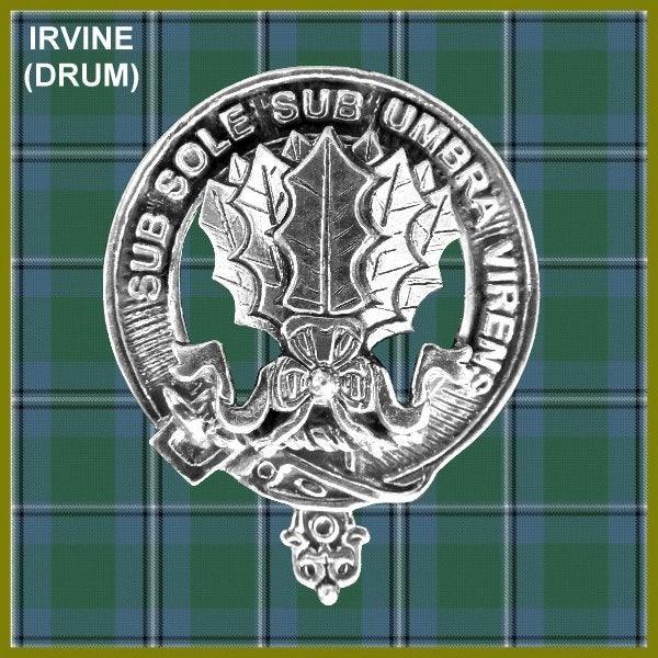 Irvine (Drum) Clan Crest Interlace Kilt Belt Buckle