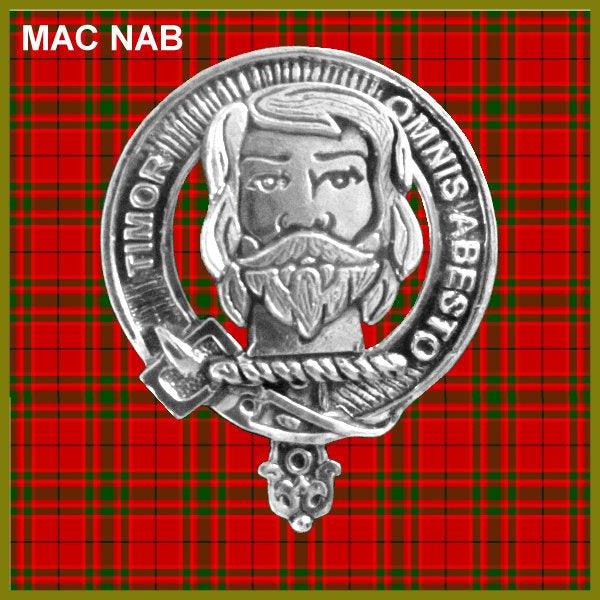 MacNab Clan Crest Interlace Kilt Belt Buckle
