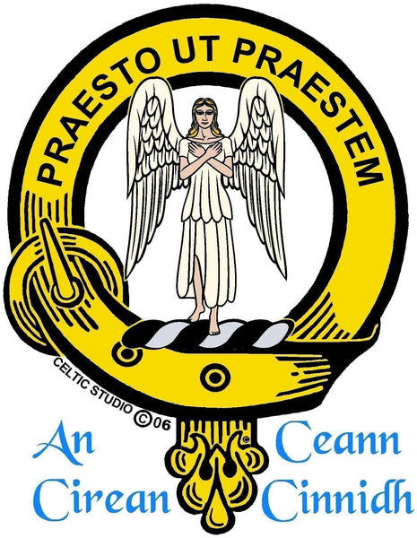 Preston Clan Crest Interlace Kilt Belt Buckle
