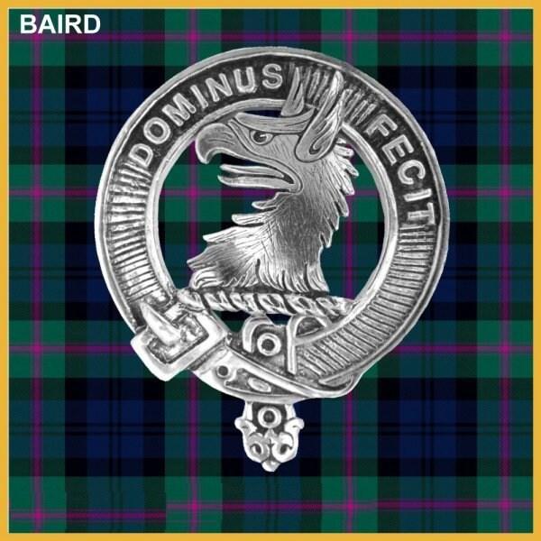 Baird Clan Crest Interlace Kilt Belt Buckle
