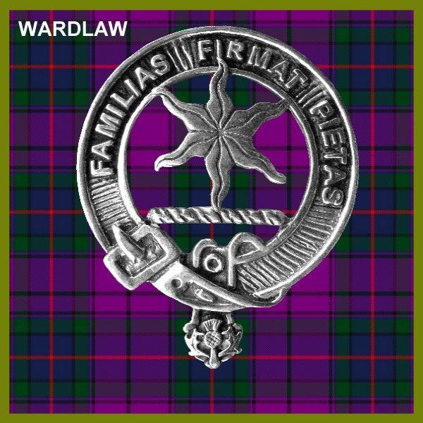 Wardlaw Scottish Clan Badge Sporran, Leather