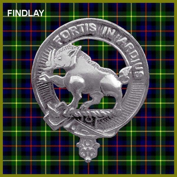Findlay Scottish Clan Badge Sporran, Leather
