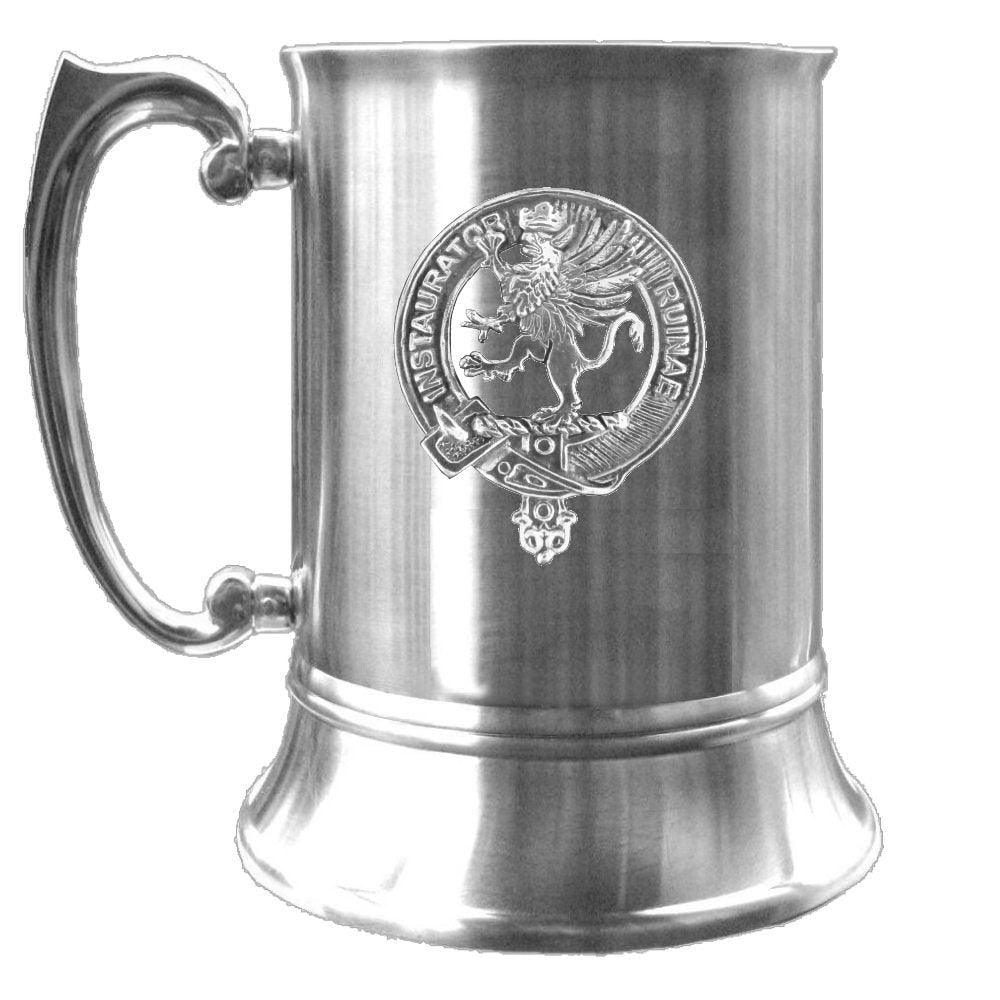 Forsyth Scottish Clan Crest Badge top Tankard