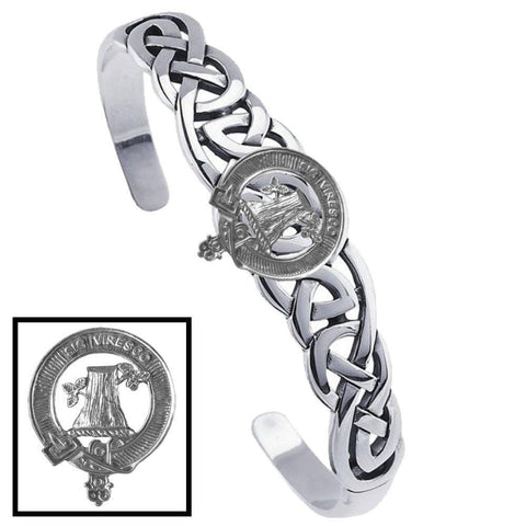 Christie Clan Crest Celtic Cuff Bracelet