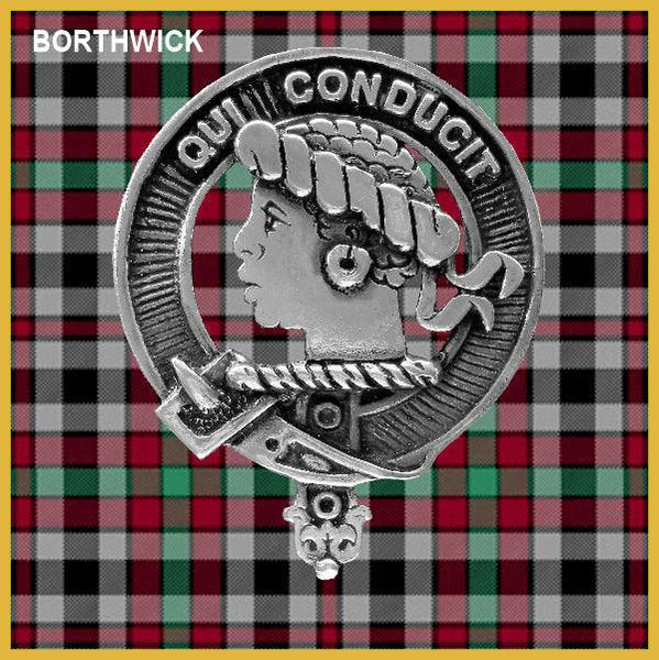 Borthwick Clan Crest Interlace Kilt Belt Buckle
