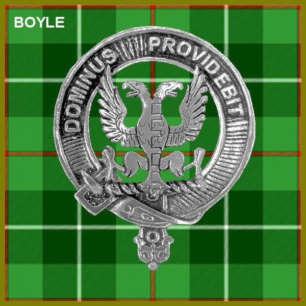 Boyle Clan Crest Interlace Kilt Belt Buckle