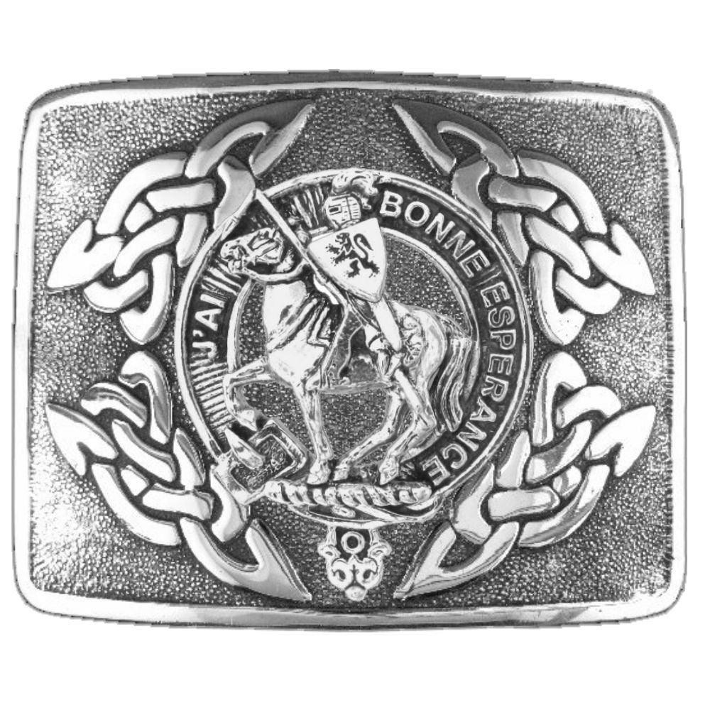 Craig Clan Crest Interlace store Kilt Buckle, Scottish Badge