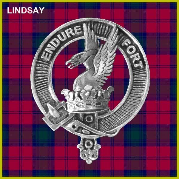 Lindsay Clan Crest Interlace Kilt Belt Buckle