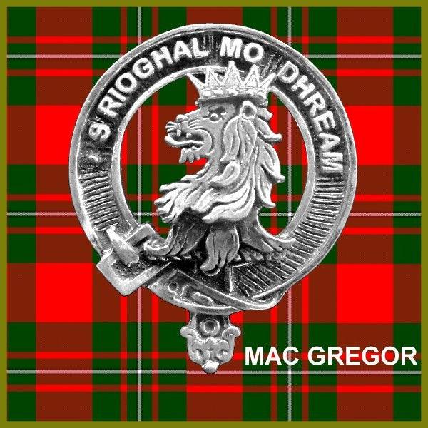 MacGregor Clan Crest Interlace Kilt Belt Buckle