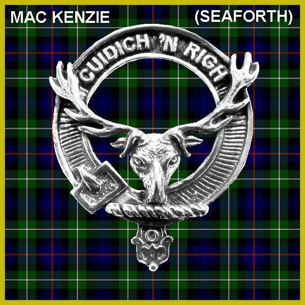 MacKenzie (Seaforth) Clan Crest Interlace Kilt Belt Buckle