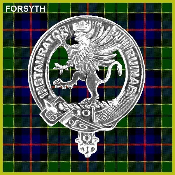 Forsyth Clan Crest Interlace Kilt Belt Buckle