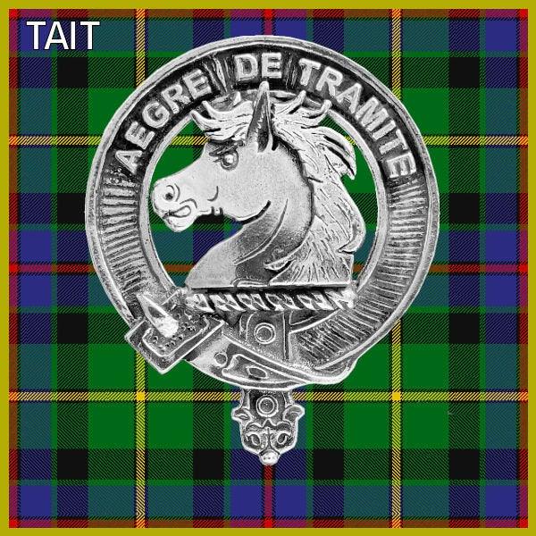 Tait Clan Crest Regular Buckle