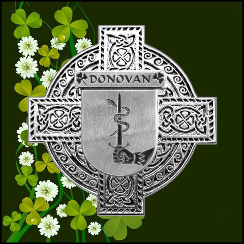 Donovan Irish Family Coat Of Arms Celtic Cross Bdge