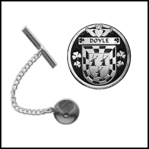 Doyle Irish Coat of Arms Disk Lapel Pin/ Tie Tack