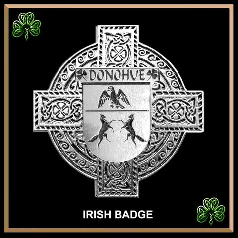 Donohue Irish Family Coat Of Arms Celtic Cross Bdge