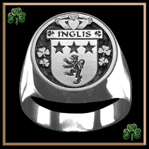 Inglis Irish Coat of Arms Gents Ring IC100
