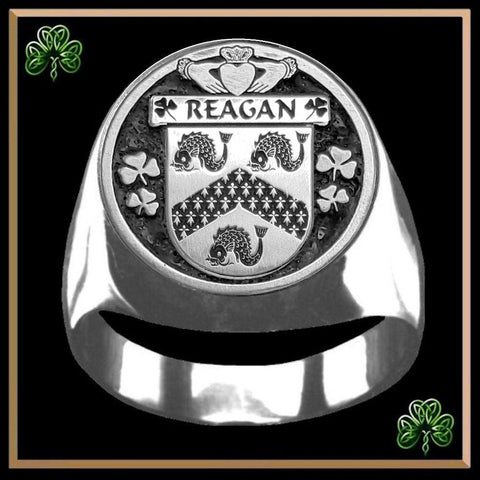 Reagan Irish Coat of Arms Gents Ring IC100
