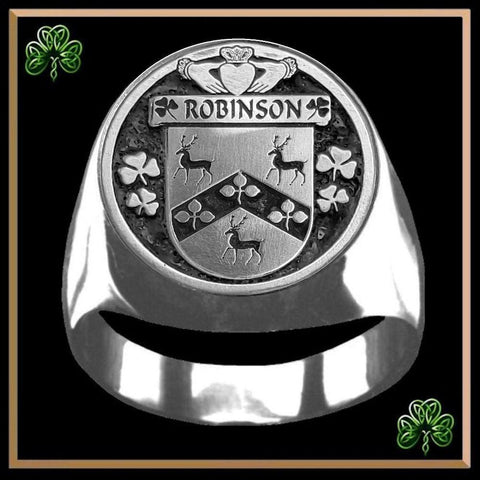 Robinson Irish Coat of Arms Gents Ring IC100