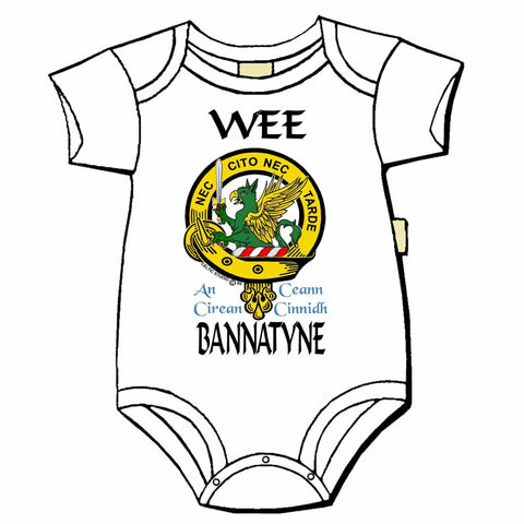Bannatyne Scottish Clan Crest Baby Jumper