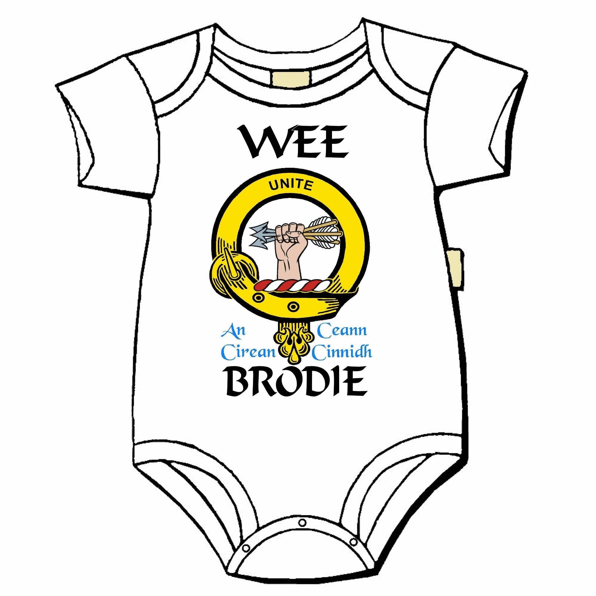Brodie Scottish Clan Crest Baby Jumper